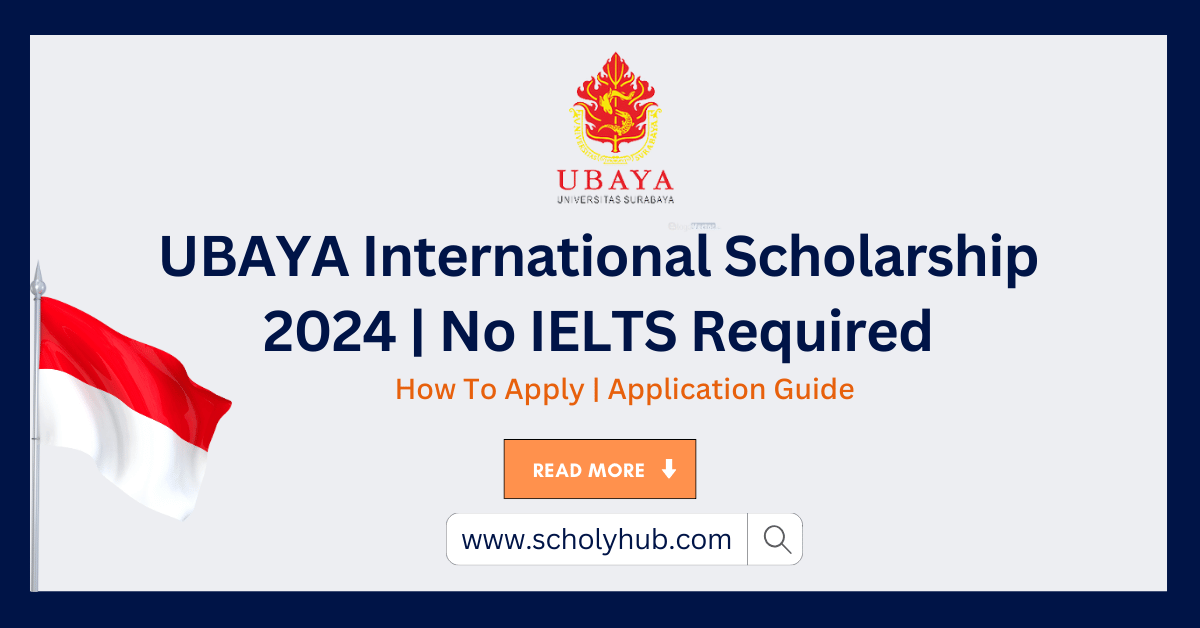 UBAYA International Scholarship 2024 | No IELTS Required | ScholyHub