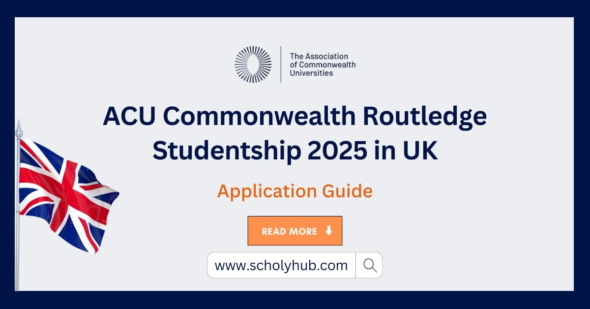ACU Commonwealth Routledge Studentship 2025 in UK