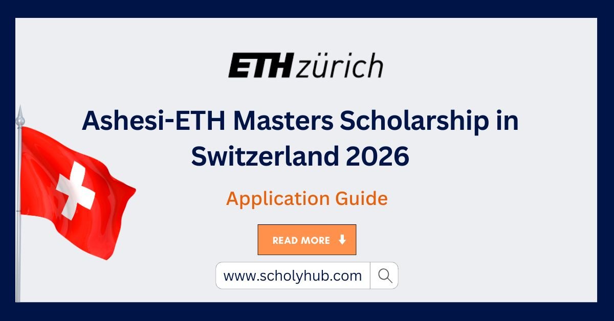 Ashesi-ETH Masters Scholarship in Switzerland 2026