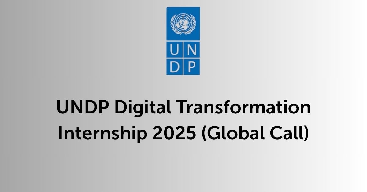 UNDP Digital Transformation Internship 2025 (Global Call) | Complete Guide